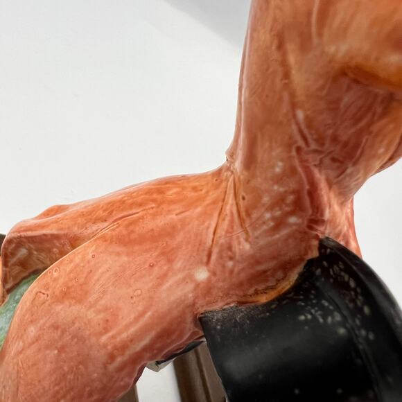 Vintage Fontanini Clown Sculpture Figures Girl Pigtails Hobo Bunny Hat DAMAGED - Picture 13 of 13